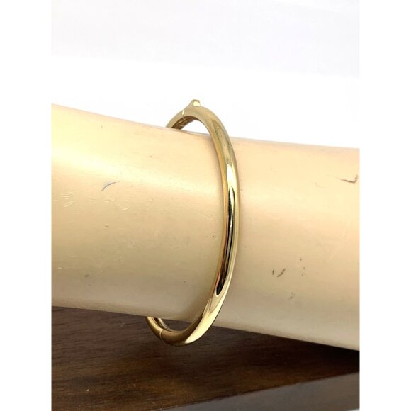 Tory Burch Women's Watch TBW7026 Cream Dial Quartz Bangle Swirl Gems Gold Steel - Picture 11 of 15